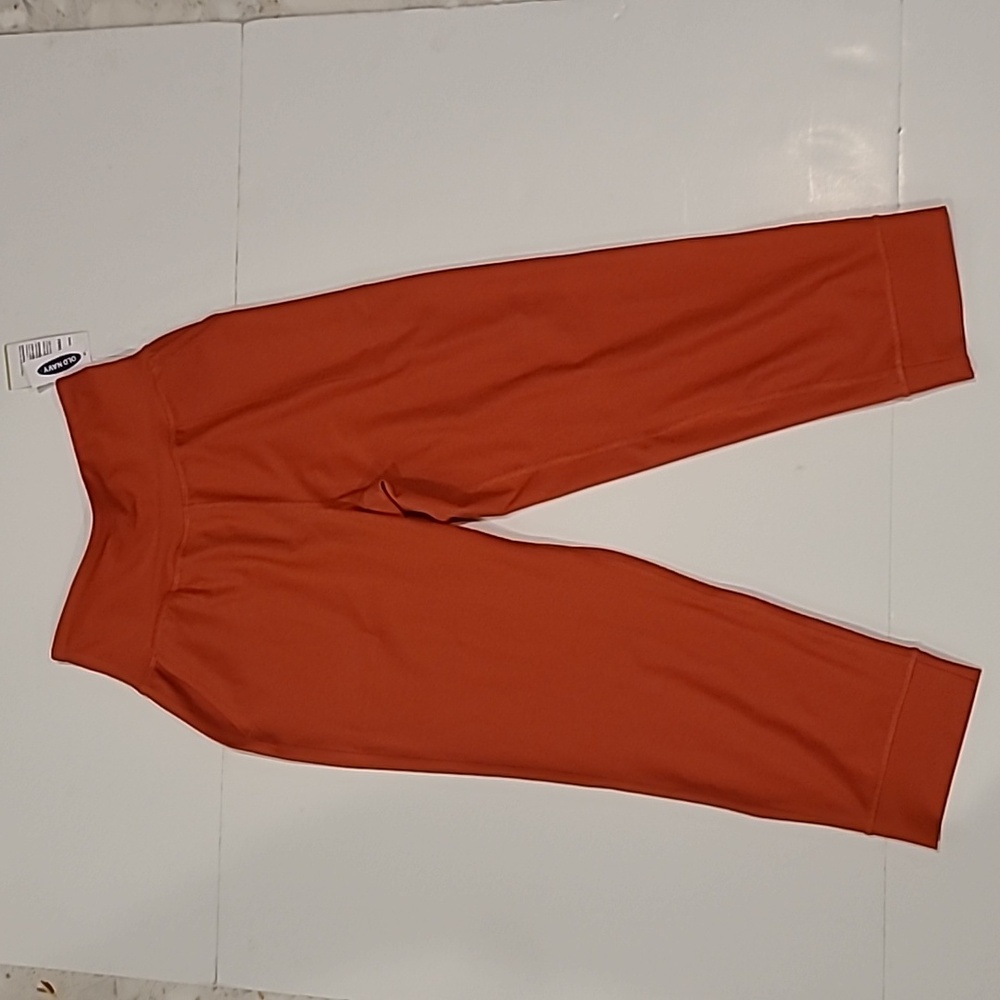 NWT Old Navy Powersoft Joggers Size S in Orange